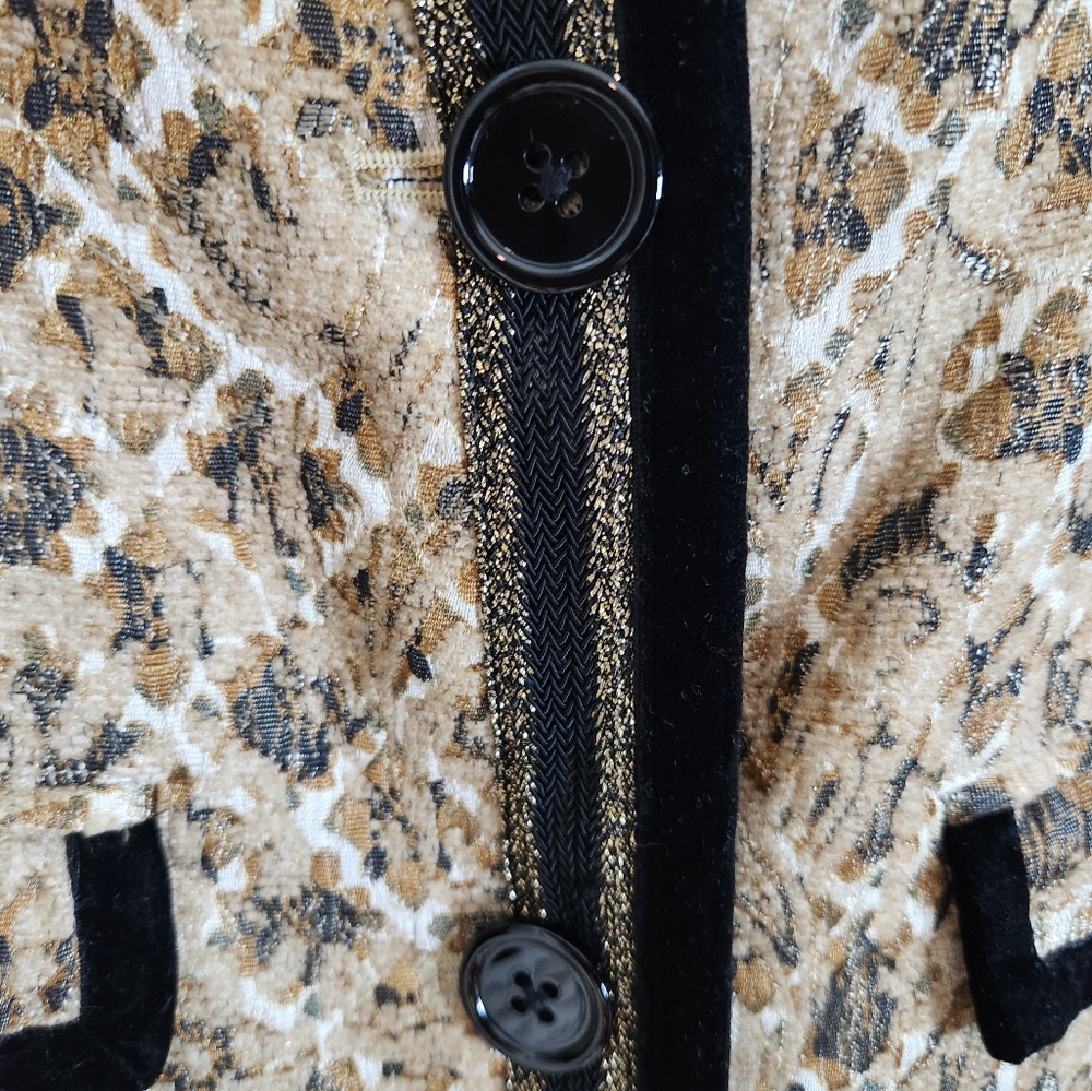 Chico's Artisan Adele Chenille Yarn Embellished J… - image 5